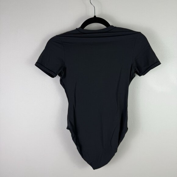 Skims Fits Everybody T-Shirt Bodysuit Black Medium - Picture 7 of 7